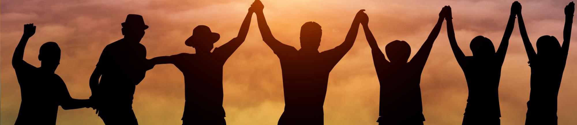 photo of kids holding hands